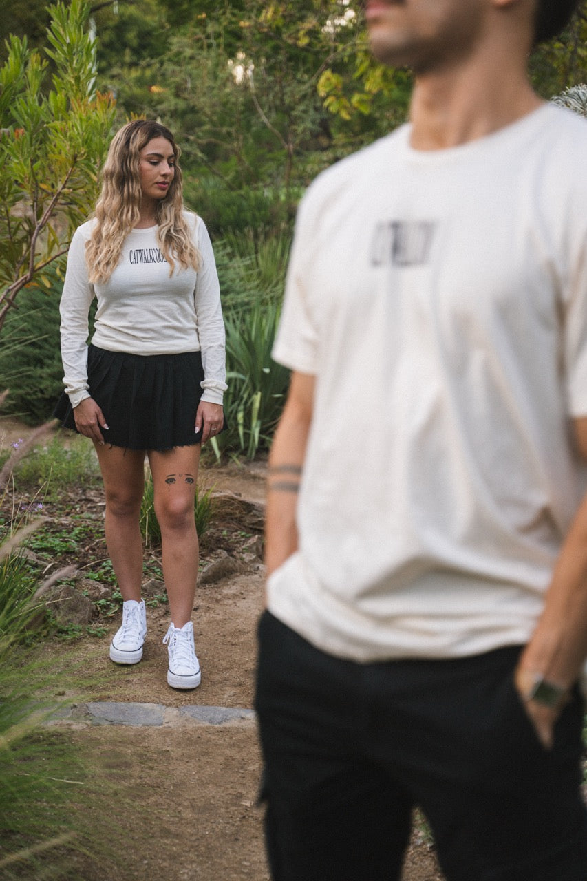 “With you.” (V2) long sleeve t-shirt